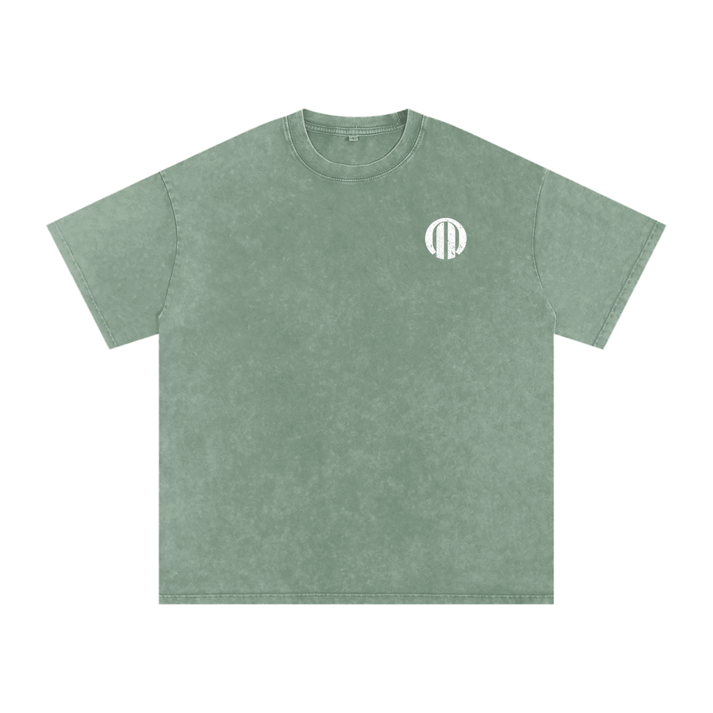 Classic Snow Washed Oversized Cotton T-Shirt - 25