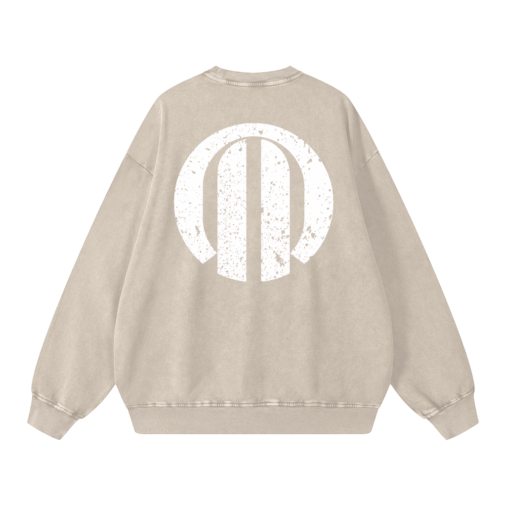 Snow Washed Oversized Sweatshirt