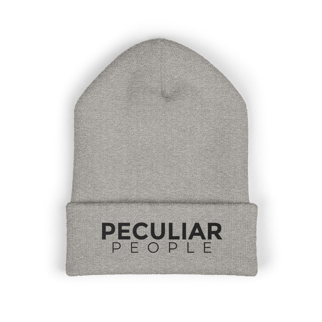 Peculiar People Embroidered Cuffed Beanie