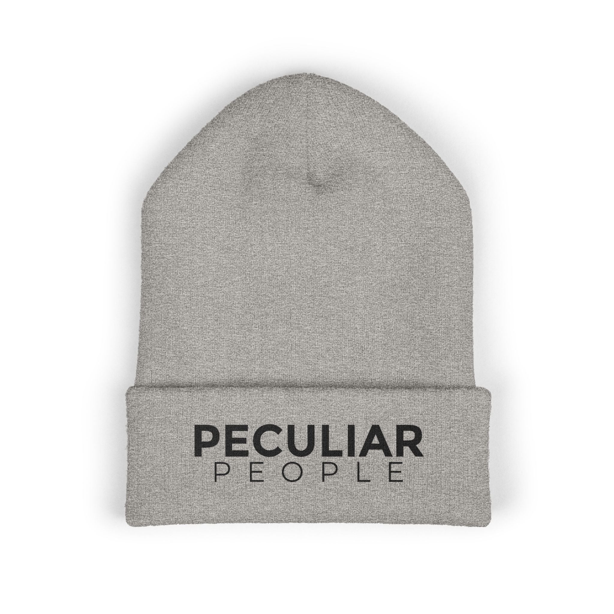 Peculiar People Embroidered Cuffed Beanie