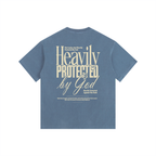 Heavily Protected Oversized Washed Cotton T-Shirt
