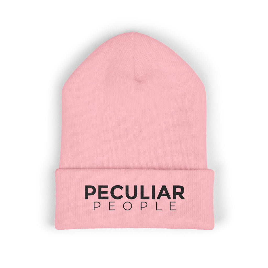 Peculiar People Embroidered Cuffed Beanie
