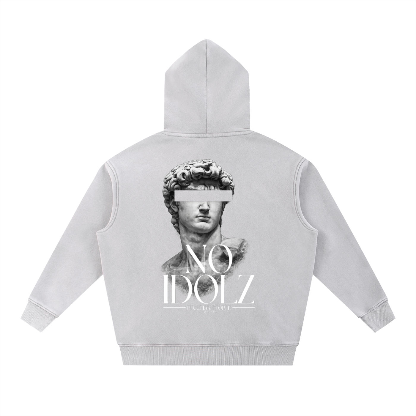 No Idolz Snow Wash Oversized Hoodie