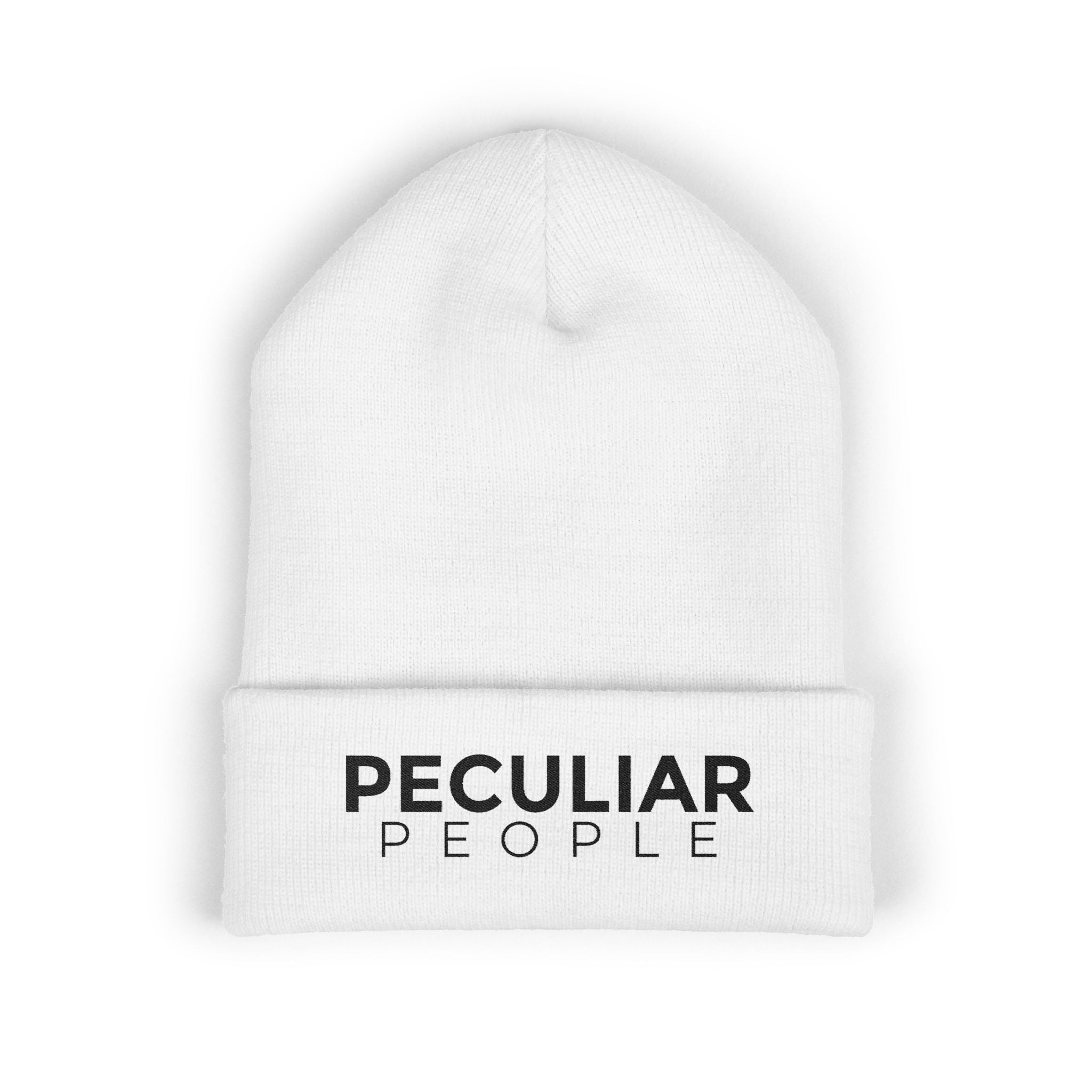 Peculiar People Embroidered Cuffed Beanie