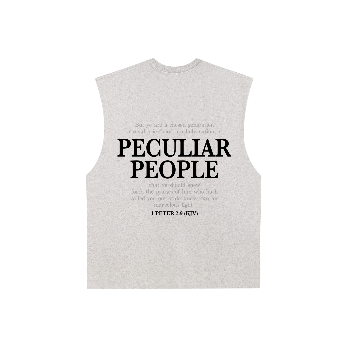 Peculiar People KJV Raw Edge Cotton Tank Top