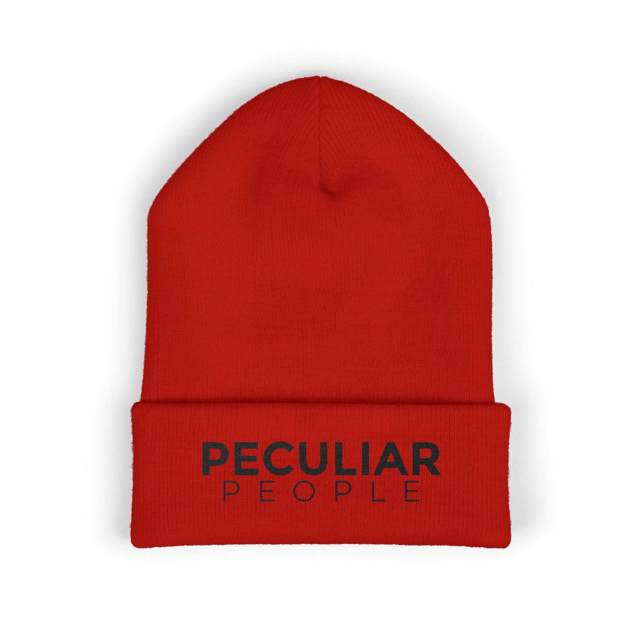 Peculiar People Embroidered Cuffed Beanie