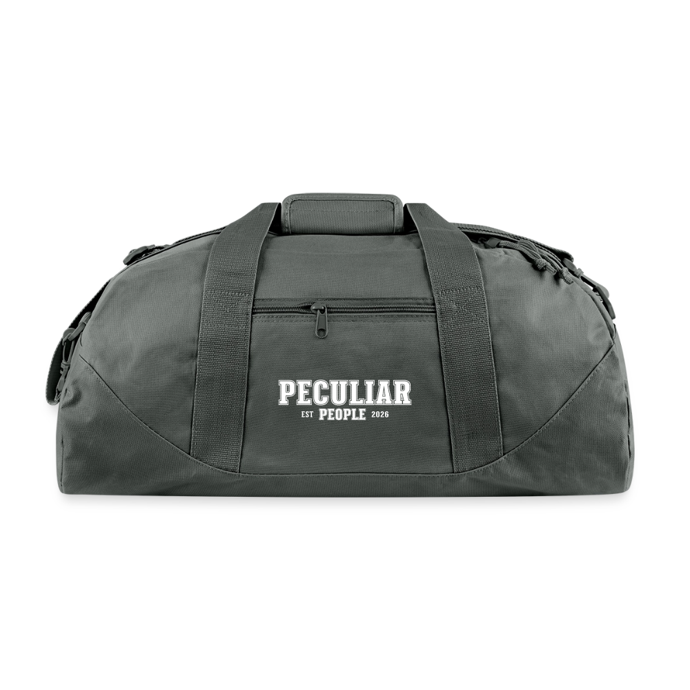Recycled Duffel Bag - charcoal