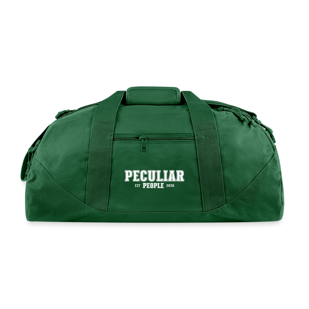 Recycled Duffel Bag - forest green