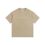 Heavily Protected Oversized Washed Cotton T-Shirt