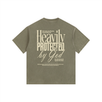 Heavily Protected Oversized Washed Cotton T-Shirt