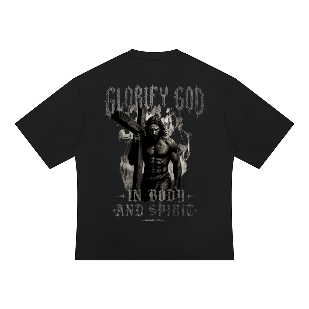 Glorify God Heavyweight Oversized T-Shirt