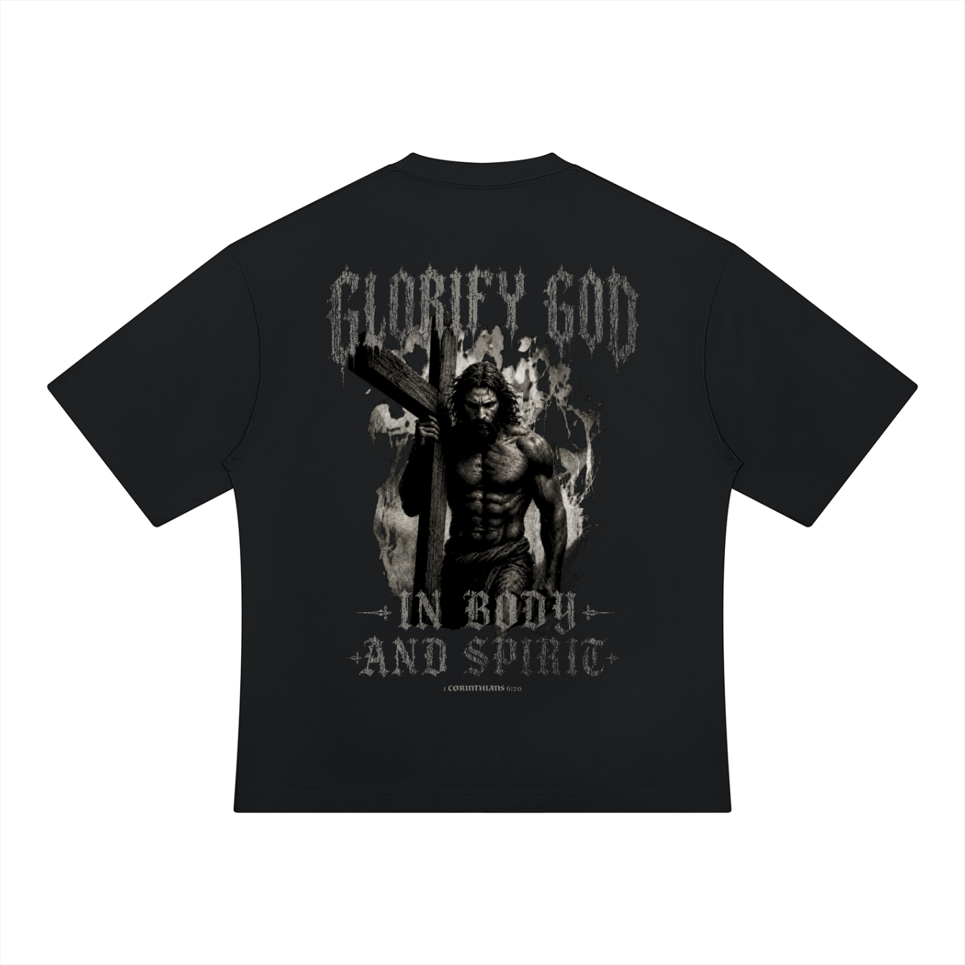 Glorify God Heavyweight Oversized T-Shirt