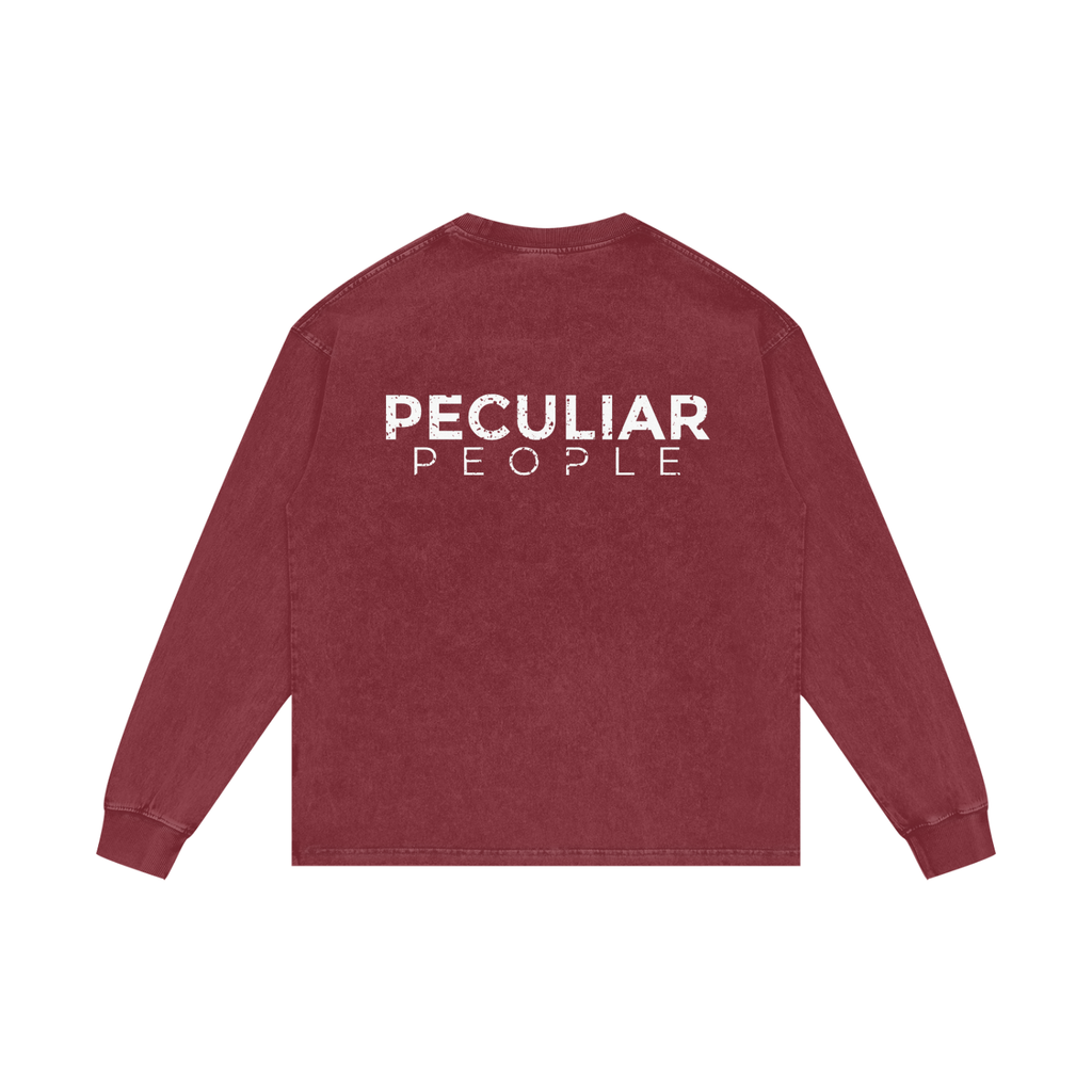 Classic Acid Wash Long Sleeve T-Shirt