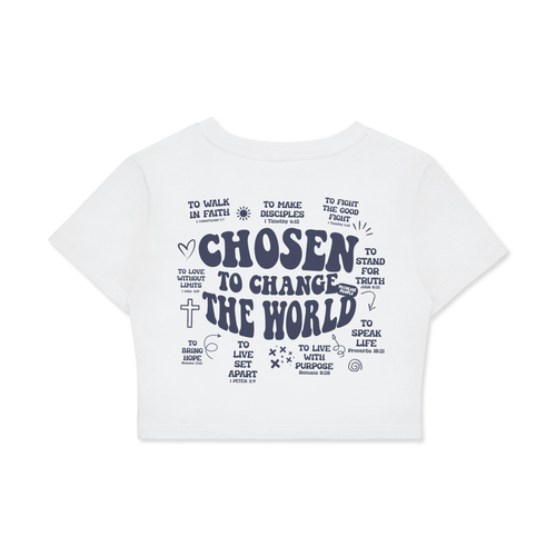Chosen Fitted Crop Cotton T-Shirt