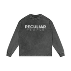 Peculiar Acid Wash Long Sleeve T-Shirt