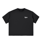 Vintage Boxy Half-Sleeve Raw-Edge T-Shirt
