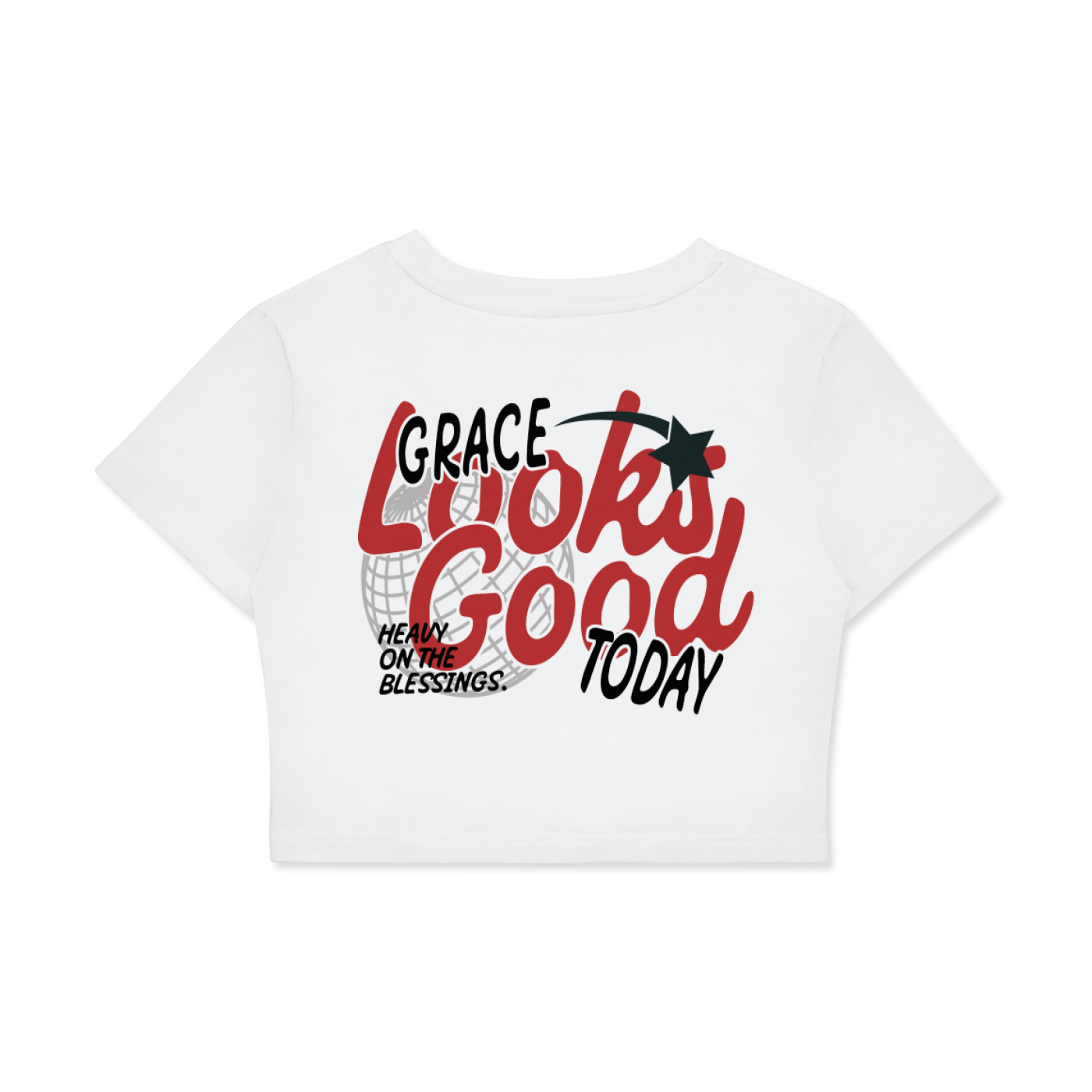 Grace Fitted Crop Cotton T-Shirt