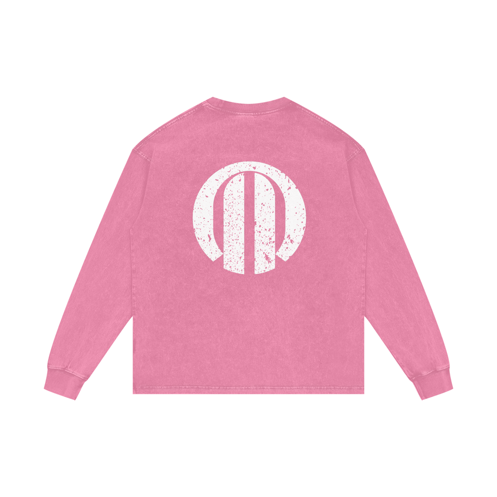 Peculiar Acid Wash Long Sleeve T-Shirt