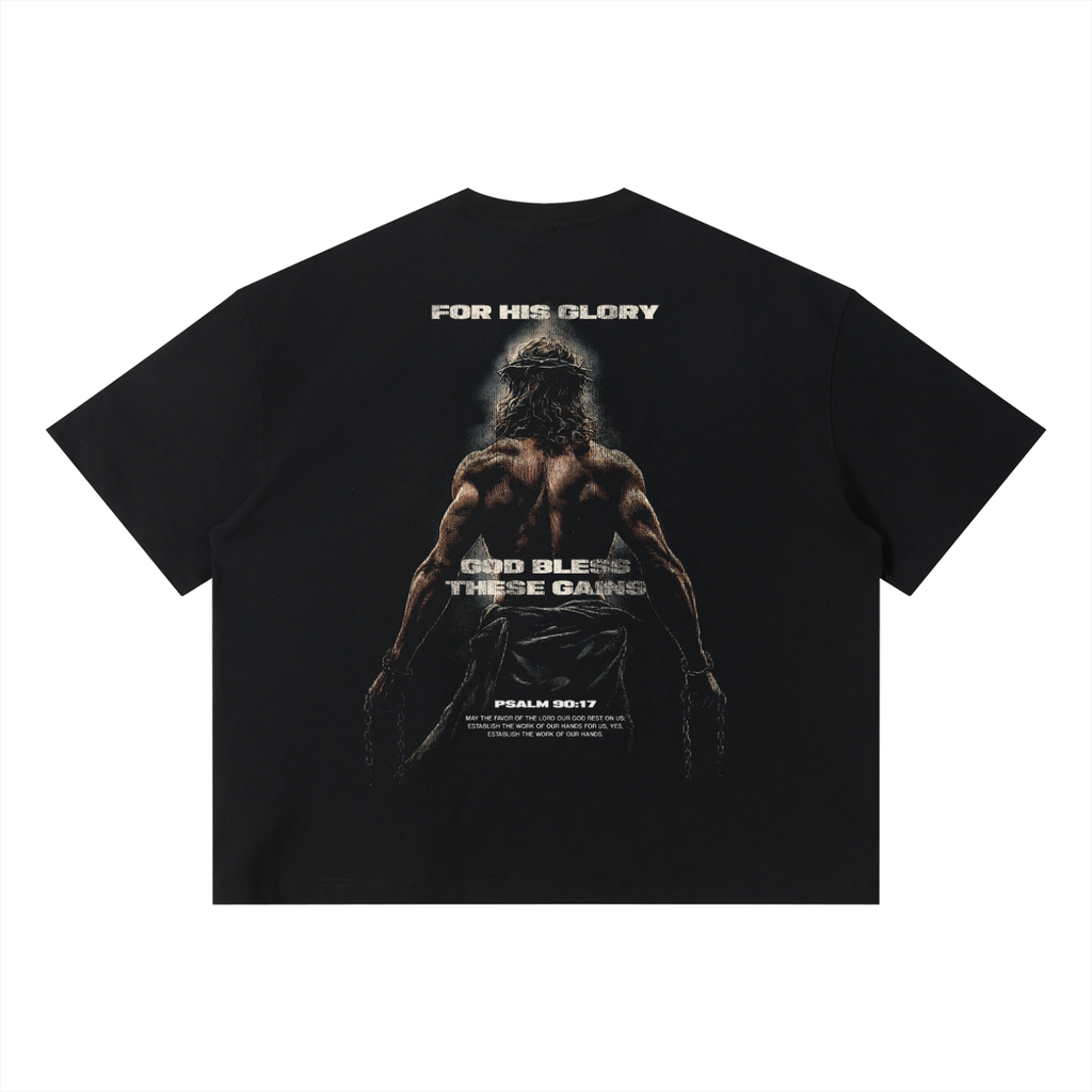Bless These Gains Oversized Boxy Tee