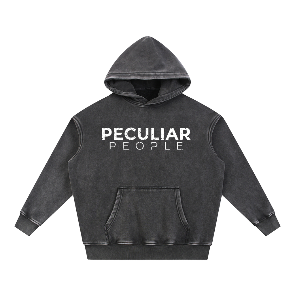 Peculiar People Snow Washed Fleece Hoodie
