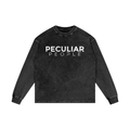 Peculiar Acid Wash Long Sleeve T-Shirt