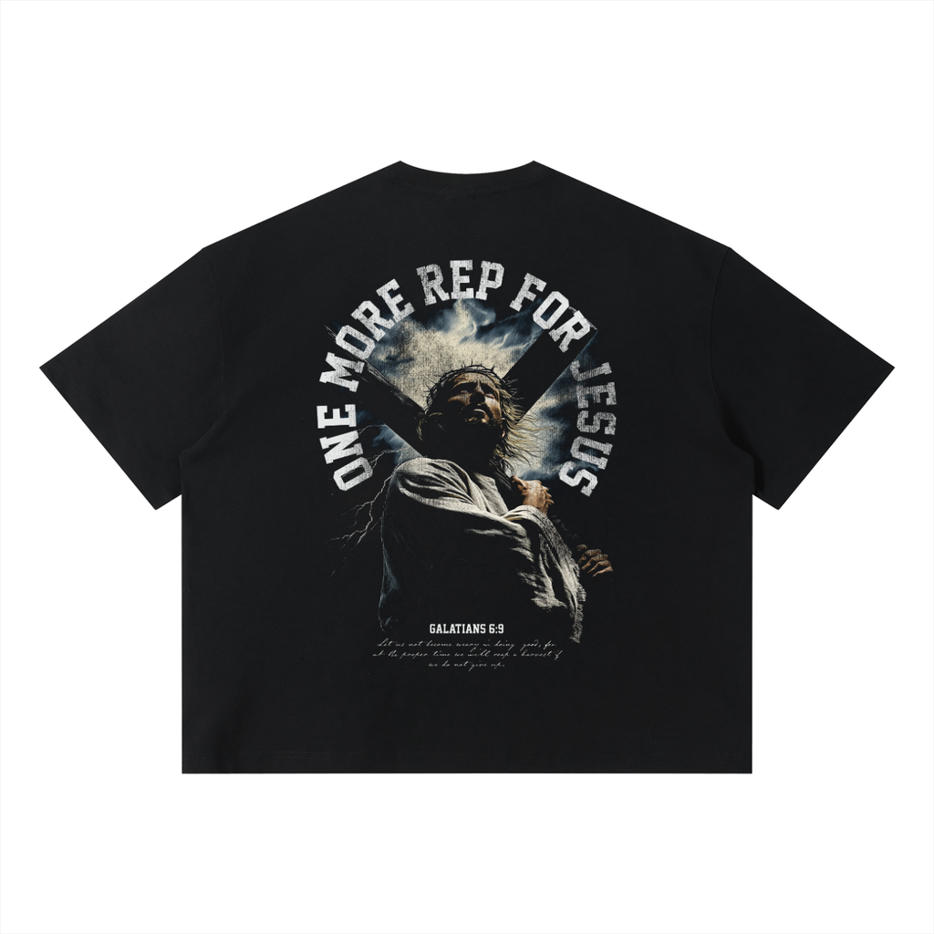 One More Rep Oversized Boxy Tee