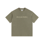 Heavily Protected Oversized Washed Cotton T-Shirt
