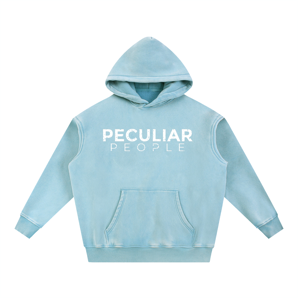 Peculiar People Snow Washed Fleece Hoodie