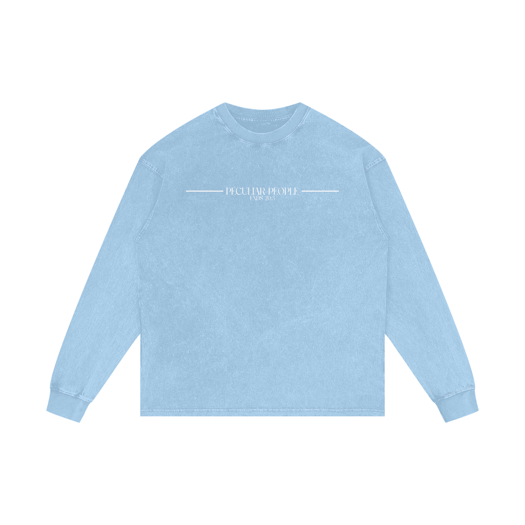 No Idolz Acid Wash Long Sleeve T-Shirt
