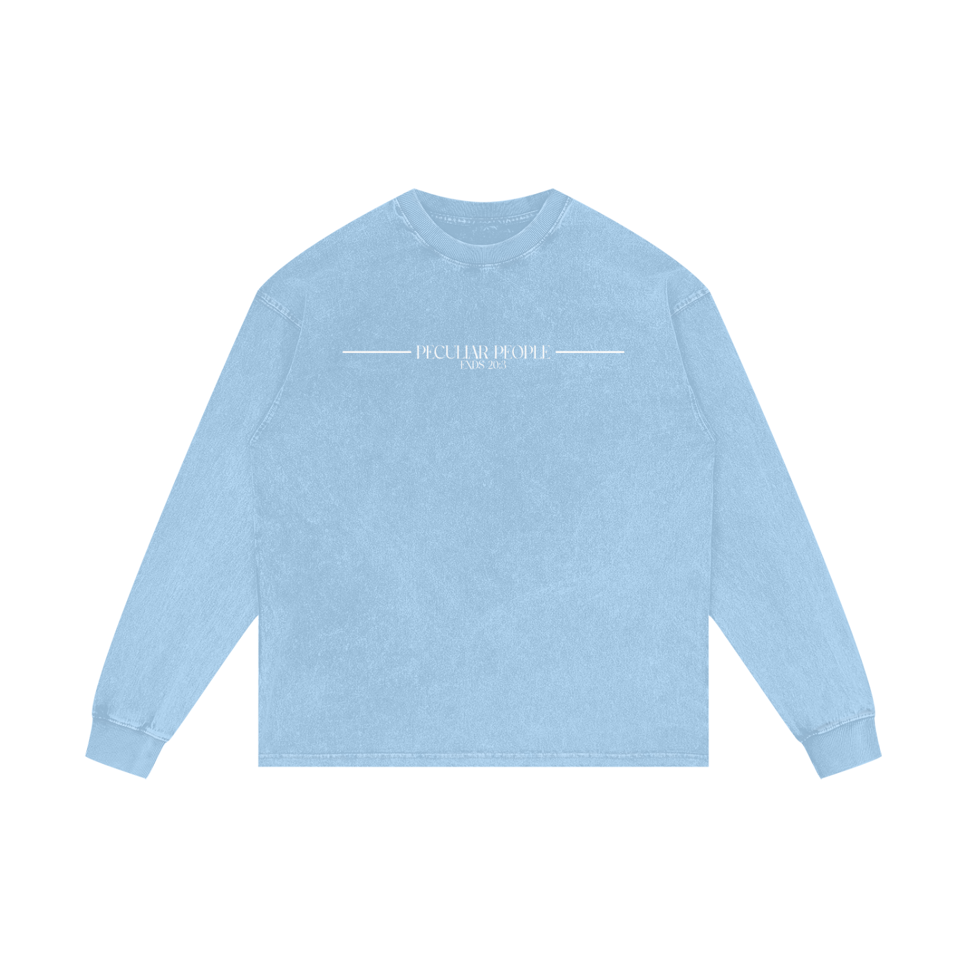 No Idolz Acid Wash Long Sleeve T-Shirt