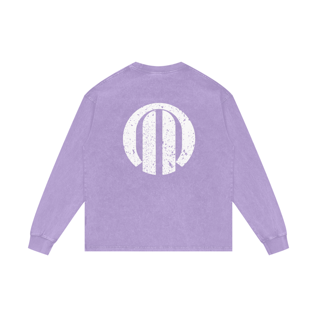 Peculiar Acid Wash Long Sleeve T-Shirt