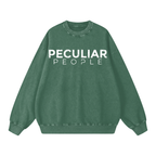 Snow Washed Oversized Sweatshirt