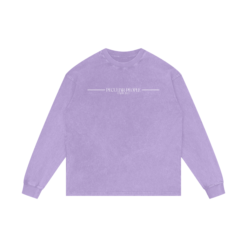No Idolz Acid Wash Long Sleeve T-Shirt