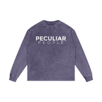 Peculiar Acid Wash Long Sleeve T-Shirt