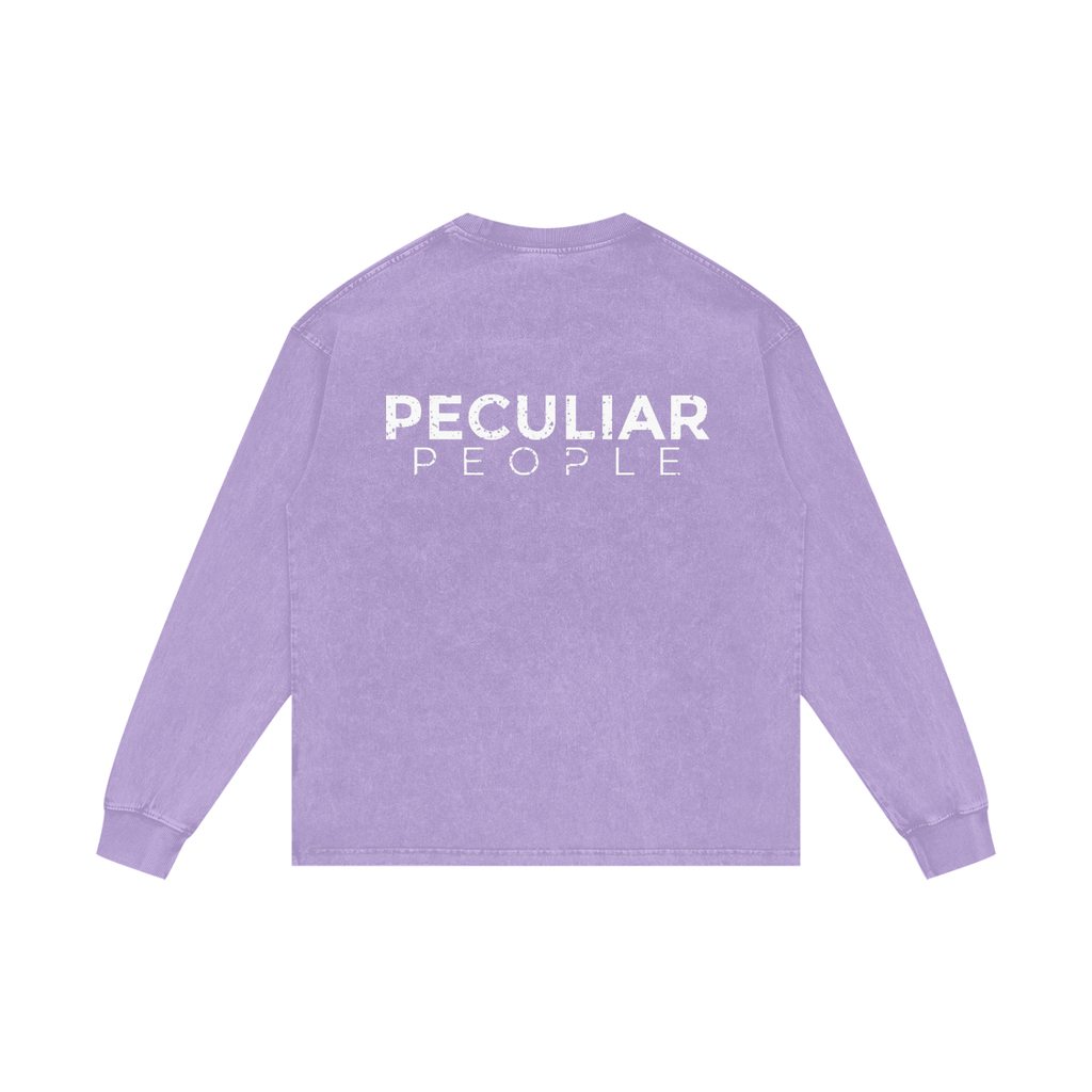 Classic Acid Wash Long Sleeve T-Shirt