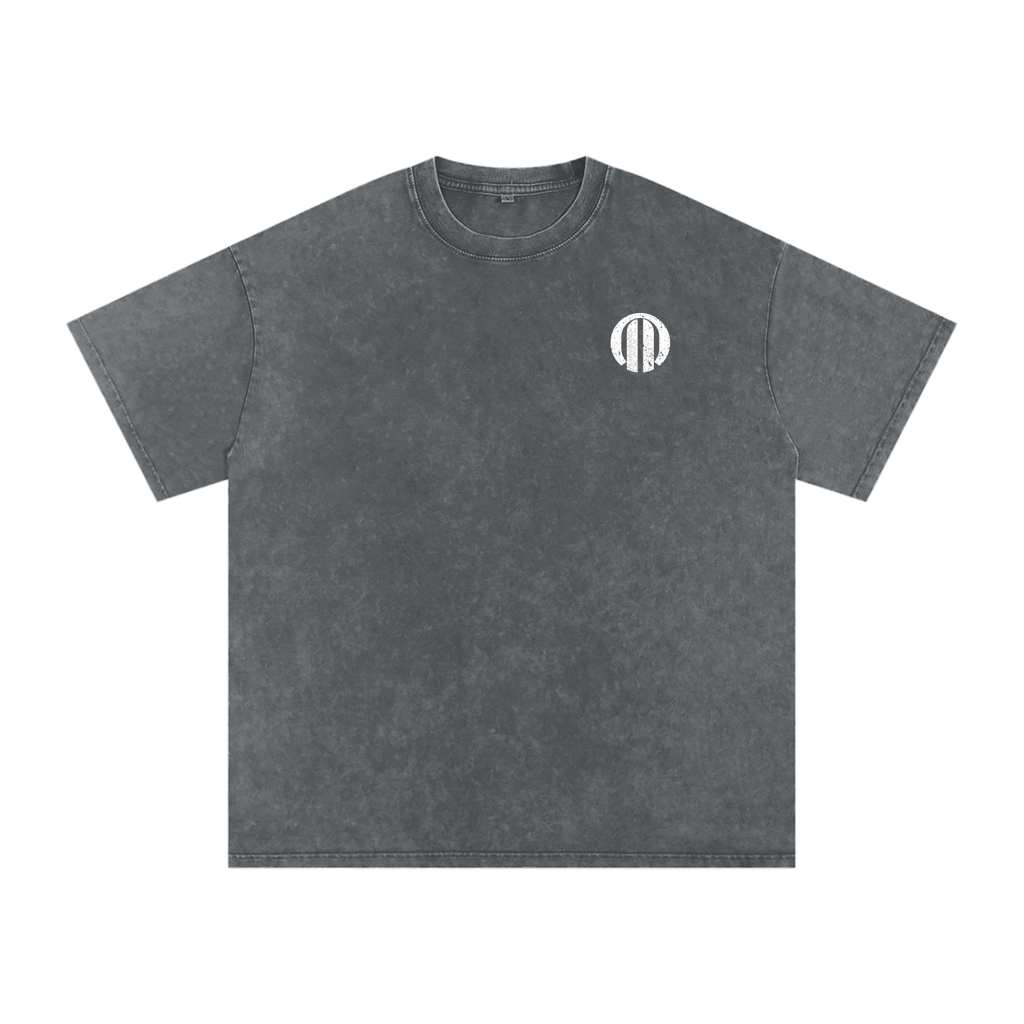 Classic Snow Washed Oversized Cotton T-Shirt - 25