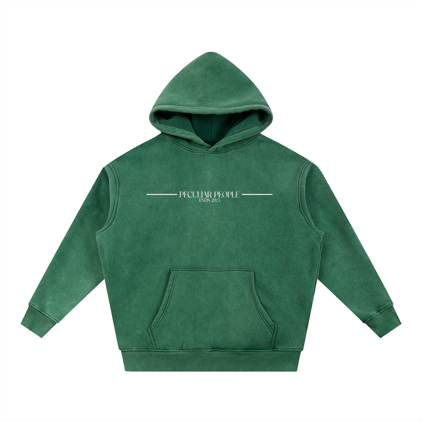 No Idolz Snow Wash Oversized Hoodie