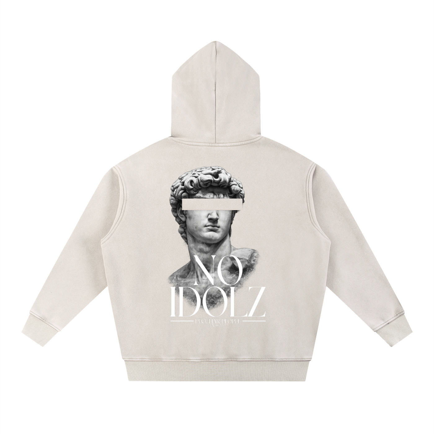 No Idolz Snow Wash Oversized Hoodie
