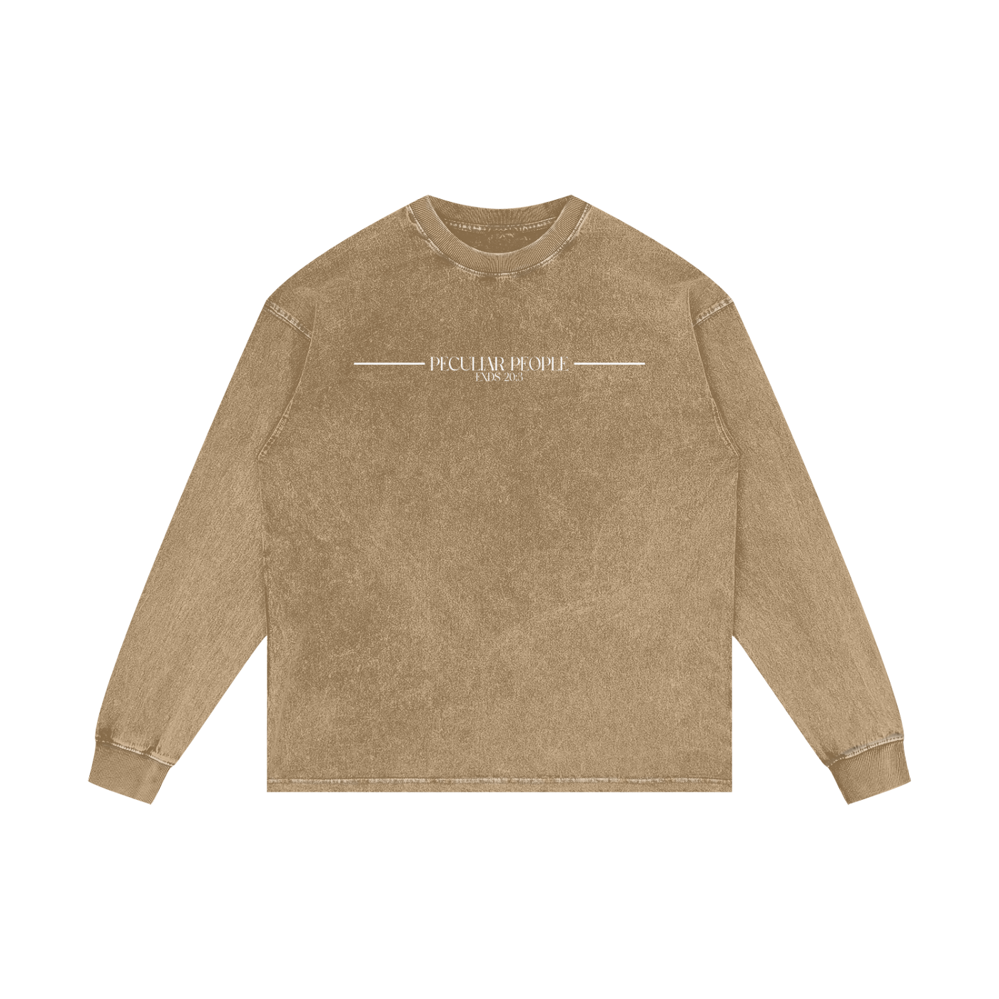No Idolz Acid Wash Long Sleeve T-Shirt
