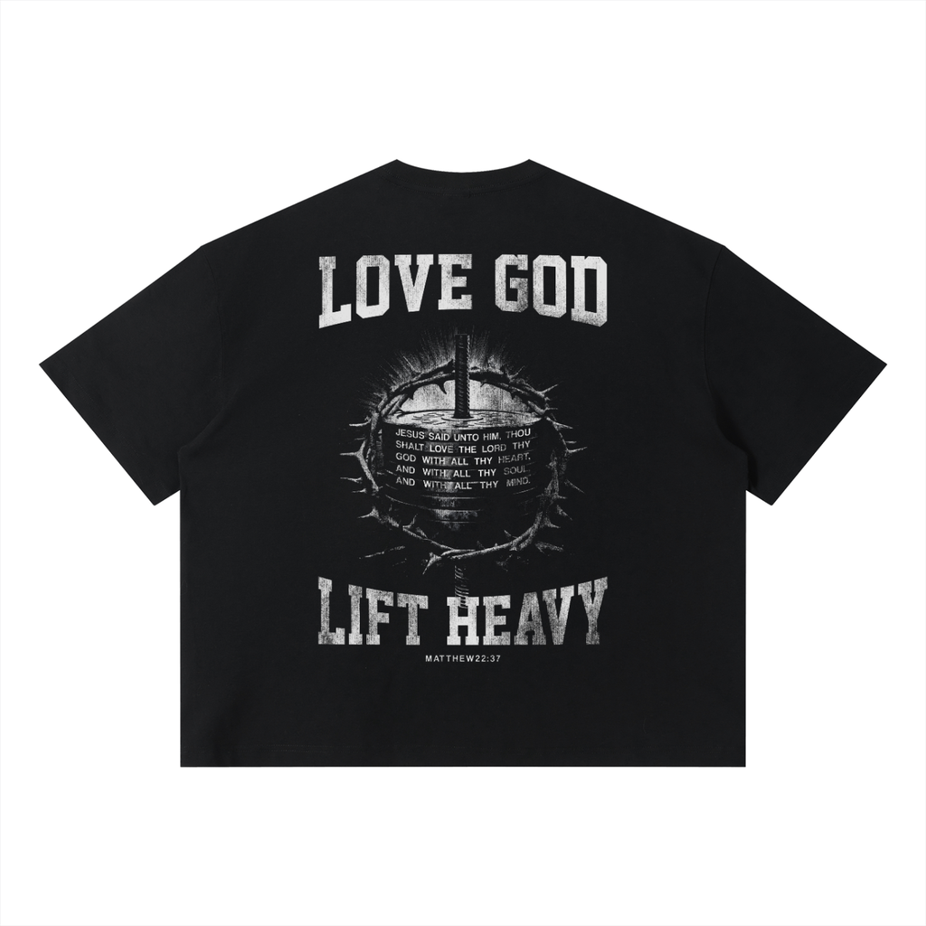 Love God Oversized Boxy Tee
