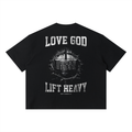 Love God Oversized Boxy Tee