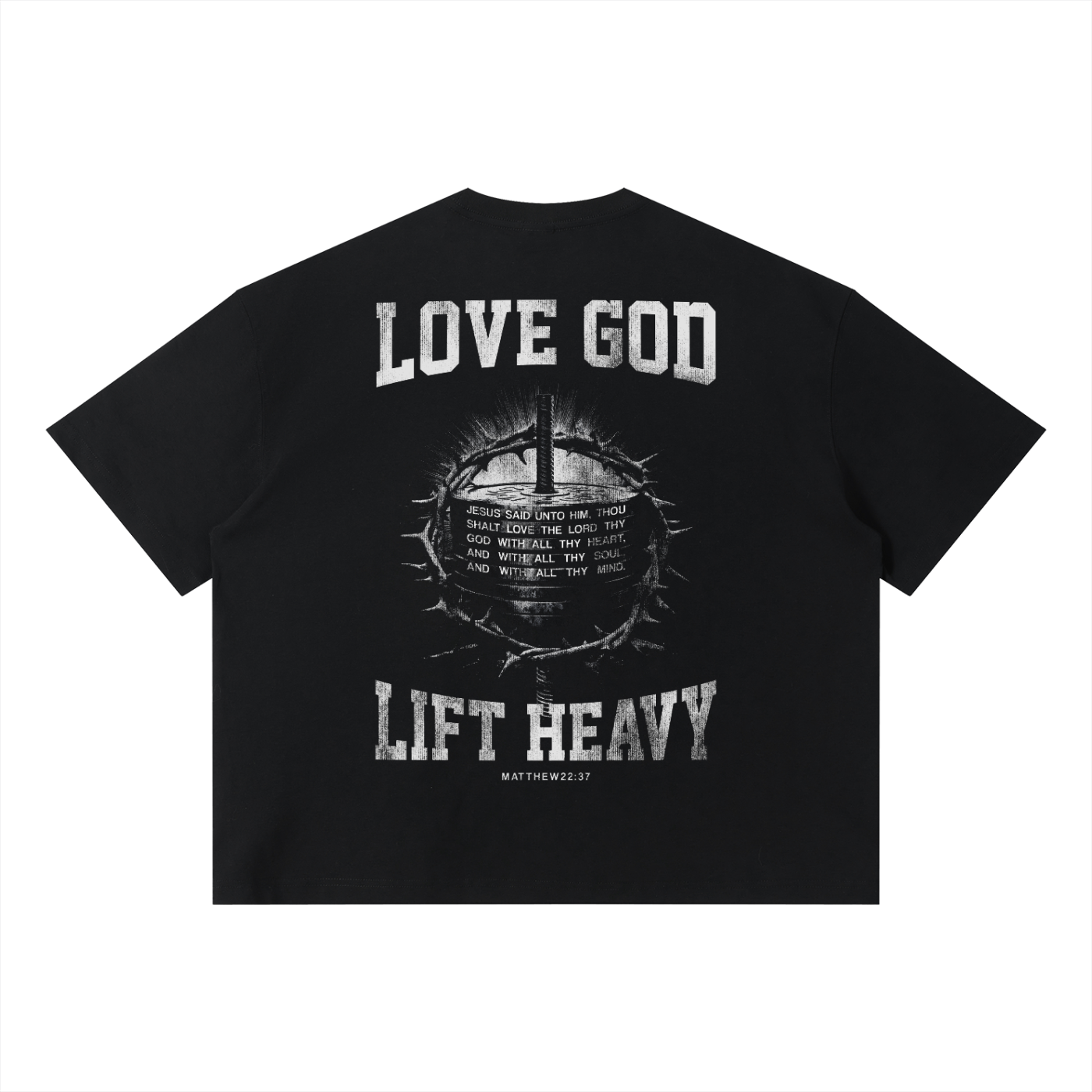 Love God Oversized Boxy Tee