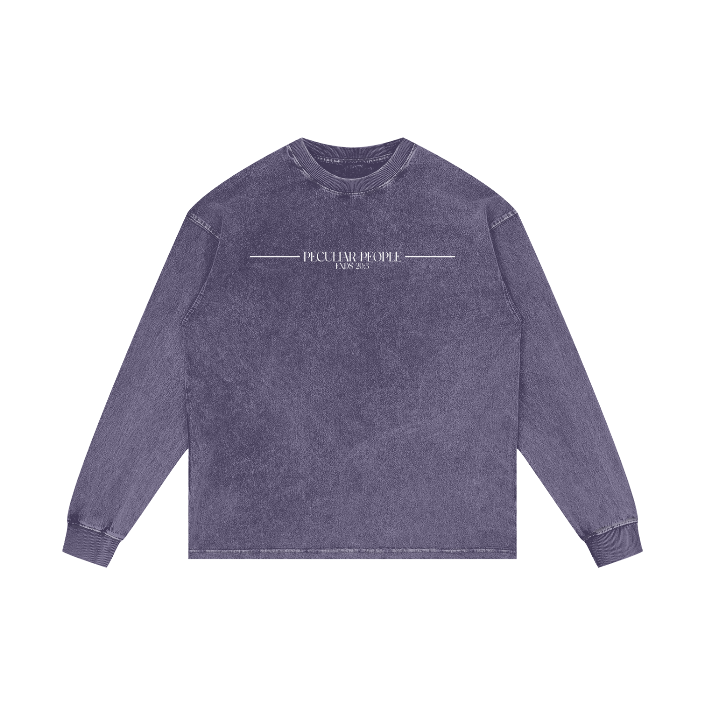 No Idolz Acid Wash Long Sleeve T-Shirt
