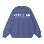 Snow Washed Oversized Sweatshirt