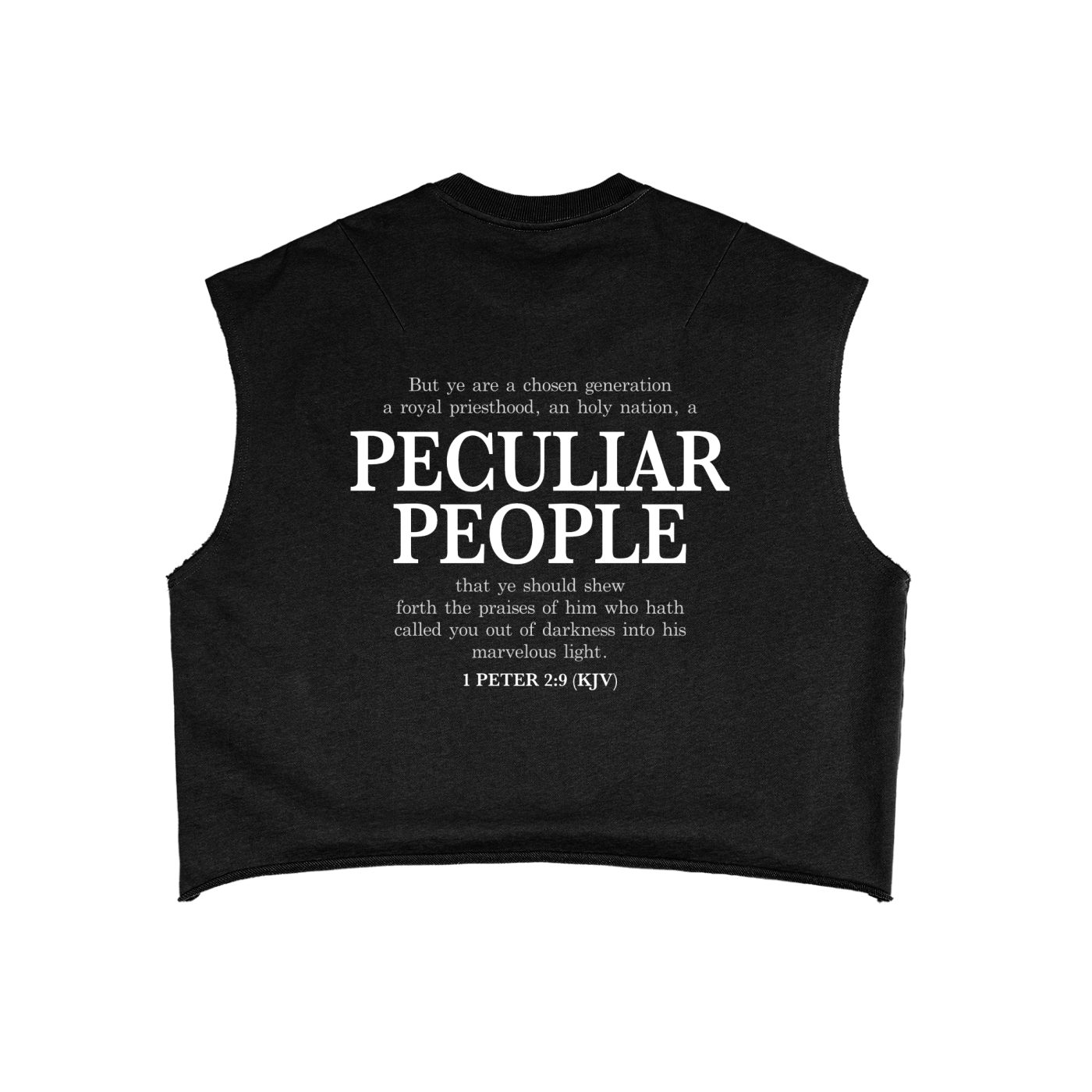 Peculiar People KJV French Terry Boxy Tank Top