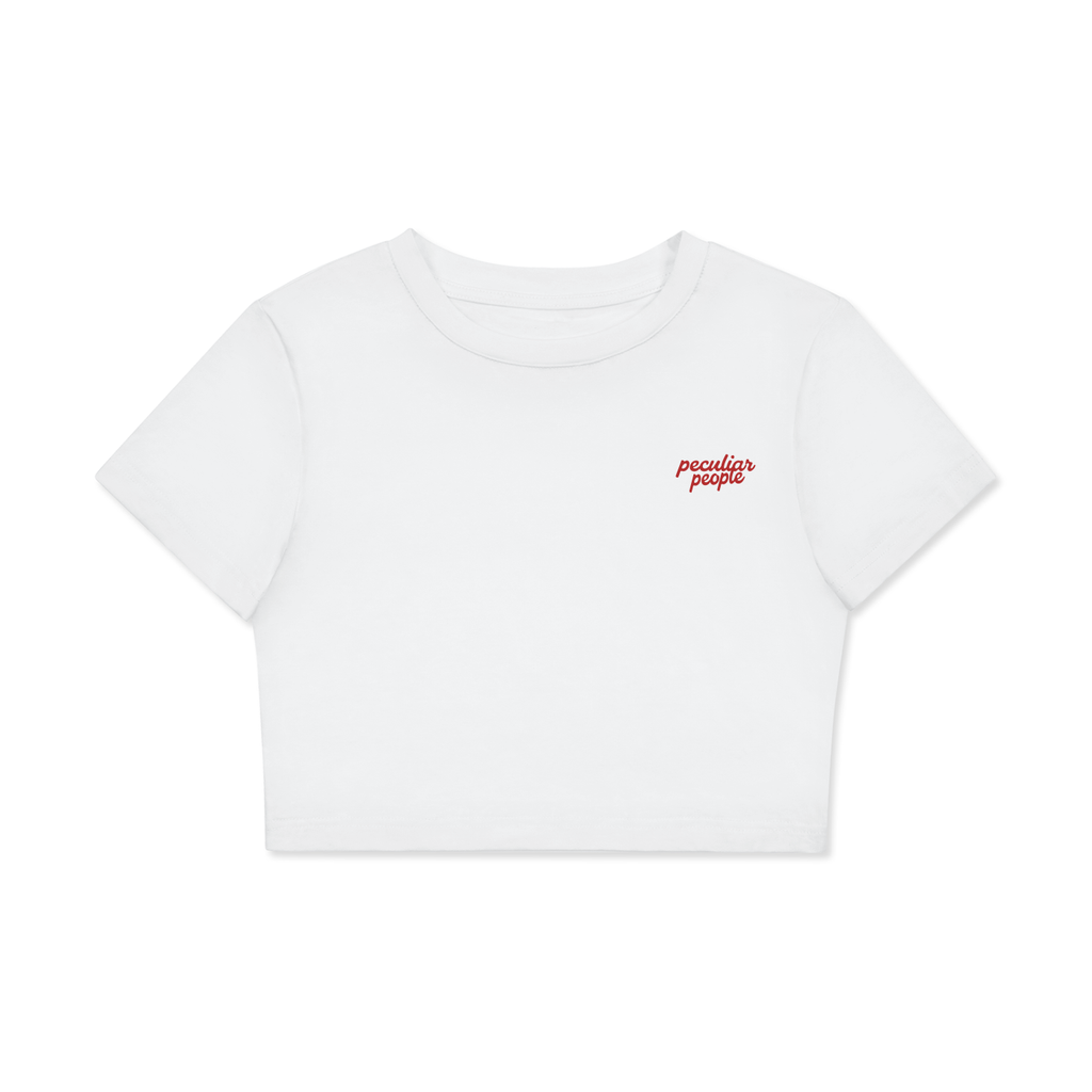 Grace Fitted Crop Cotton T-Shirt