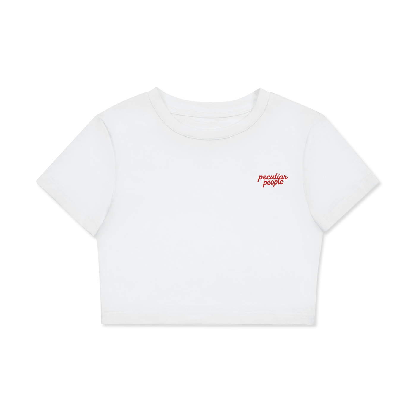 Grace Fitted Crop Cotton T-Shirt