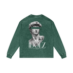 No Idolz Acid Wash Long Sleeve T-Shirt