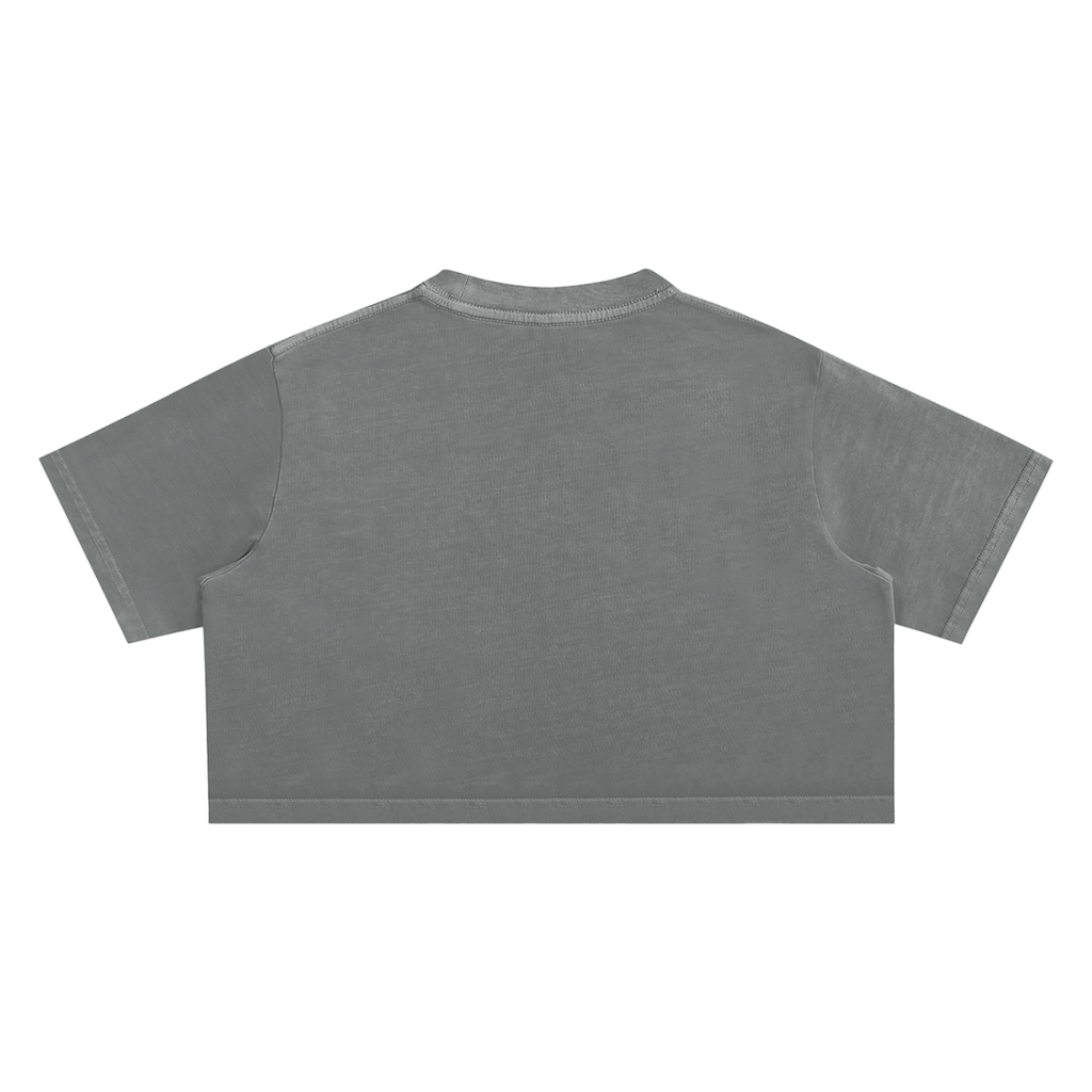 Freedom Snow Washed Crop Top