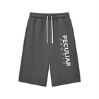 Relaxed Drawstring Three-quarter Sweatpants